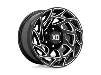 XD Onslaught Gloss Black Milled 6-Lug Wheel; 20x9; 0mm Offset (2024 Ranger)