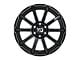 XD Outbreak Gloss Black Milled 6-Lug Wheel; 17x9; 30mm Offset (2024 Ranger)