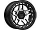 XD Recon Satin Black Machined 6-Lug Wheel; 18x8.5; 18mm Offset (2024 Ranger)