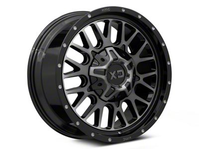 XD Snare Gloss Black with Gray Tint 6-Lug Wheel; 20x9; 0mm Offset (2024 Ranger)