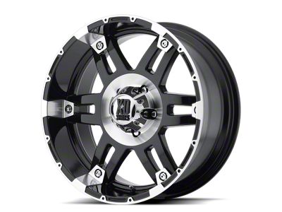 XD Spy Gloss Black Machined 6-Lug Wheel; 20x8.5; 18mm Offset (2024 Ranger)