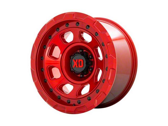 XD Storm Candy Red 6-Lug Wheel; 20x9; 0mm Offset (2024 Ranger)