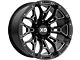 XD Boneyard Gloss Black Milled 5-Lug Wheel; 20x12; -44mm Offset (94-01 RAM 1500)