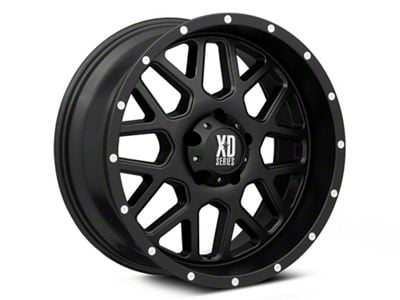 XD Grenade Satin Black 5-Lug Wheel; 20x10; -24mm Offset (94-01 RAM 1500)