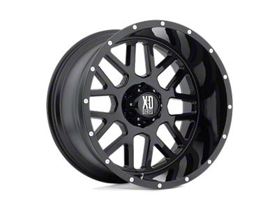 XD Grenade Satin Black 5-Lug Wheel; 20x9; 18mm Offset (94-01 RAM 1500)