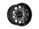 XD Gunner Gloss Black Machined with Gray Tint 5-Lug Wheel; 20x10; -18mm Offset (94-01 RAM 1500)