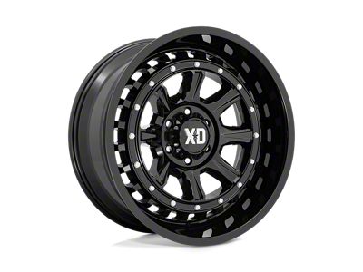 XD Outlander Gloss Black 5-Lug Wheel; 22x10; -18mm Offset (94-01 RAM 1500)