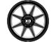 XD Pike Gloss Black Milled 5-Lug Wheel; 20x9; 0mm Offset (94-01 RAM 1500)