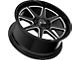 XD Pike Gloss Black Milled 5-Lug Wheel; 20x9; 0mm Offset (94-01 RAM 1500)