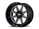 XD Pike Gloss Black Milled 5-Lug Wheel; 20x9; 0mm Offset (94-01 RAM 1500)