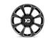 XD Reactor Gloss Black Milled 5-Lug Wheel; 20x10; -18mm Offset (94-01 RAM 1500)