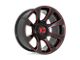 XD Reactor Gloss Black Milled with Red Tint 5-Lug Wheel; 20x10; -18mm Offset (94-01 RAM 1500)