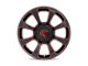 XD Reactor Gloss Black Milled with Red Tint 5-Lug Wheel; 20x10; -18mm Offset (94-01 RAM 1500)