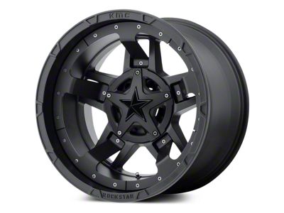 XD Rockstar III Matte Black 5-Lug Wheel; 20x10; -24mm Offset (94-01 RAM 1500)