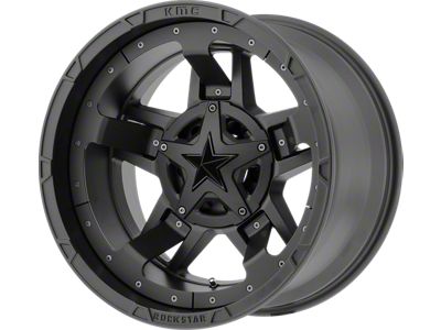 XD Rockstar III Matte Black 5-Lug Wheel; 20x9; 25mm Offset (94-01 RAM 1500)