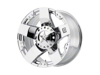 XD Rockstar Chrome 8-Lug Wheel; 20x8.5; 10mm Offset (94-02 RAM 2500)