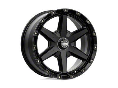 XD Clamp Gloss Black Milled 8-Lug Wheel; 22x10; -18mm Offset (94-02 RAM 3500 SRW)