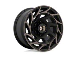 XD Onslaught Satin Black with Bronze Tint 8-Lug Wheel; 20x12; -44mm Offset (94-02 RAM 3500 SRW)