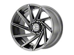 XD Cyclone Satin Gray Milled 6-Lug Wheel; 18x9; 18mm Offset (99-06 Sierra 1500)