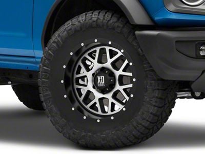 XD Grenade Satin Black Machined 6-Lug Wheel; 18x9; -12mm Offset (99-06 Sierra 1500)