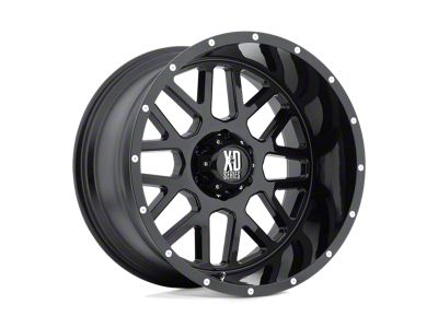 XD Grenade Satin Black 6-Lug Wheel; 20x10; -24mm Offset (99-06 Sierra 1500)