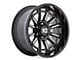 XD Phoenix Gloss Black Milled 6-Lug Wheel; 20x9; 0mm Offset (99-06 Sierra 1500)