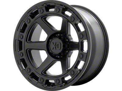 XD Raid Satin Black 6-Lug Wheel; 20x10; -18mm Offset (99-06 Sierra 1500)