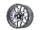 XD Bully Matte Gray with Black Ring 6-Lug Wheel; 16x8; 0mm Offset (99-06 Silverado 1500)