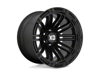 XD Double Deuce Satin Black 6-Lug Wheel; 20x10; -18mm Offset (99-06 Silverado 1500)