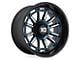 XD Phoenix Metallic Blue Milled with Black Lip 6-Lug Wheel; 20x10; -18mm Offset (99-06 Silverado 1500)