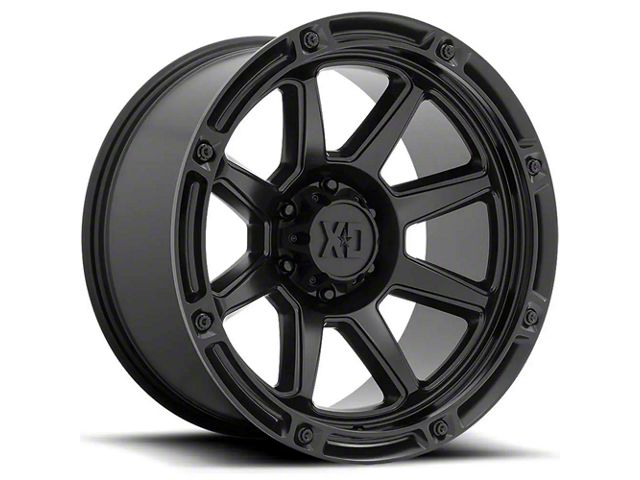 XD XD863 Satin Black 6-Lug Wheel; 20x12; -44mm Offset (99-06 Silverado 1500)
