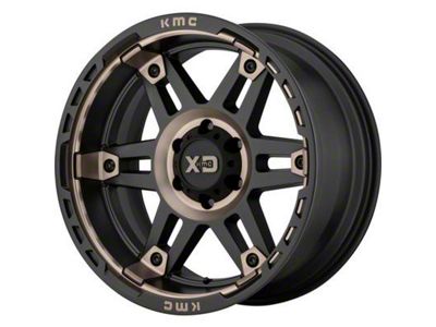 XD Spy II Satin Black Dark Tint 6-Lug Wheel; 20x9; 0mm Offset (99-06 Silverado 1500)