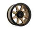 XD Addict 2 Matte Bronze with Matte Black Lip 6-Lug Wheel; 17x9; 18mm Offset (15-22 Canyon)