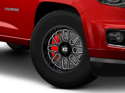 XD Grenade 2 Gloss Black Milled 6-Lug Wheel; 18x9; 18mm Offset (15-22 Canyon)