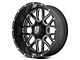 XD Grenade Satin Black Milled 6-Lug Wheel; 22x12; -44mm Offset (23-24 Canyon)