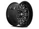 XD Gunner Gloss Black Milled 6-Lug Wheel; 20x10; -18mm Offset (23-25 Canyon)