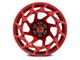 XD Onslaught Candy Red 6-Lug Wheel; 22x12; -44mm Offset (23-24 Canyon)