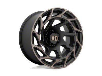 XD Onslaught Satin Black with Bronze Tint 6-Lug Wheel; 20x10; -18mm Offset (23-24 Canyon)