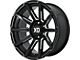 XD Outbreak Gloss Black Milled 6-Lug Wheel; 18x9; 0mm Offset (23-24 Canyon)