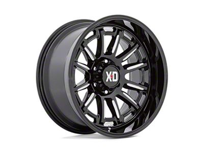 XD Phoenix Gloss Black Milled 6-Lug Wheel; 20x9; 18mm Offset (23-24 Canyon)