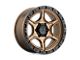 XD Portal Satin Bronze with Satin Black Lip 6-Lug Wheel; 18x8.5; 0mm Offset (15-22 Canyon)