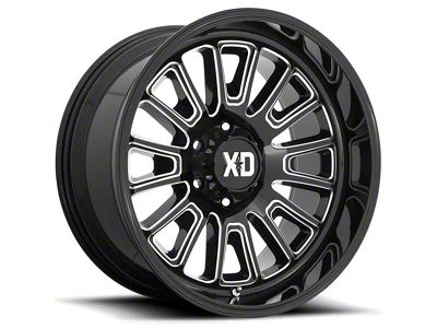 XD Rover Gloss Black Milled 6-Lug Wheel; 22x10; -18mm Offset (23-25 Canyon)