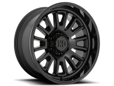 XD Rover Satin Black with Gloss Black Lip 6-Lug Wheel; 20x9; 0mm Offset (23-25 Canyon)