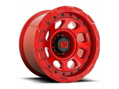 XD Storm Candy Red 6-Lug Wheel; 20x10; -18mm Offset (23-25 Canyon)