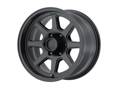 XD Turbine Satin Black 6-Lug Wheel; 17x9; 18mm Offset (15-22 Canyon)