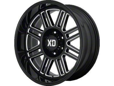 XD Cage Gloss Black Milled 6-Lug Wheel; 20x9; 18mm Offset (23-25 Colorado)