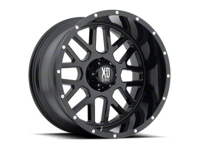 XD Grenade Satin Black 6-Lug Wheel; 18x9; -12mm Offset (23-25 Colorado)