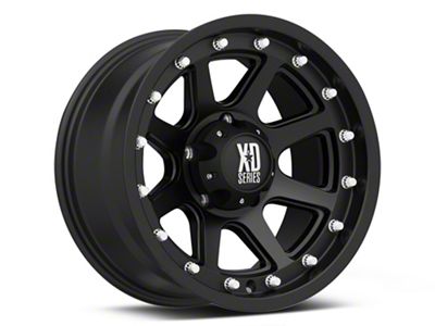 XD Addict Matte Black 5-Lug Wheel; 17x9; -12mm Offset (05-11 Dakota)