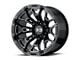 XD Boneyard Gloss Black Milled 5-Lug Wheel; 20x9; 0mm Offset (05-11 Dakota)