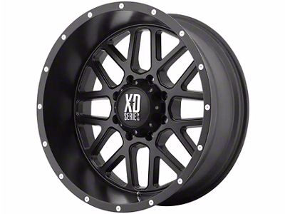 XD Grenade Satin Black 5-Lug Wheel; 20x9; 0mm Offset (05-11 Dakota)